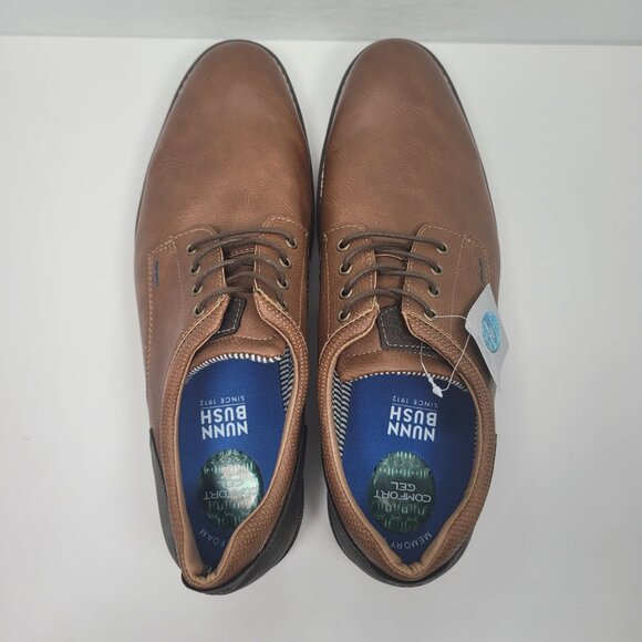 Nunn Bush Men's Brown Leather Oxford Shoes 81289-221 US Size 13M NWT - Picture 5 of 8